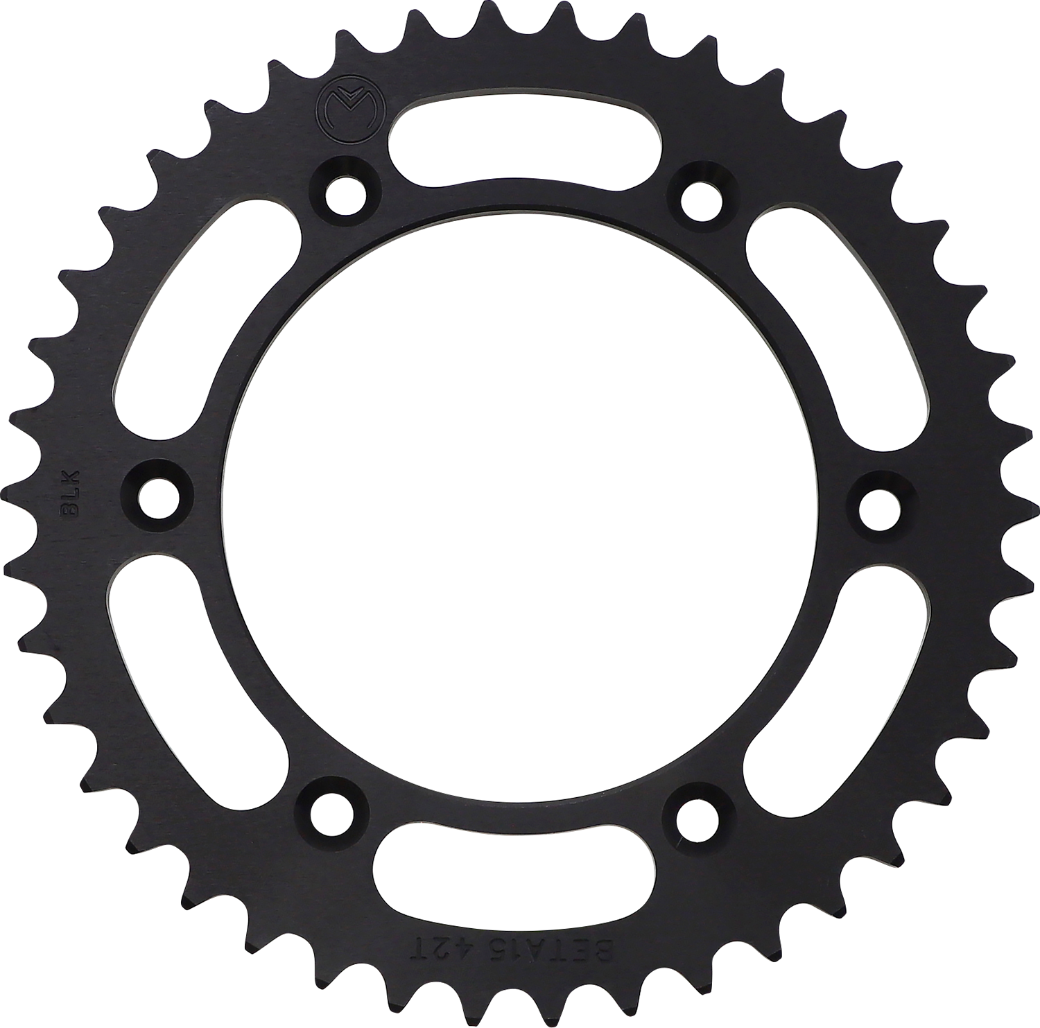 MOOSE OFFROAD Rear Sprocket - Aluminum - 42 Tooth - Black - Beta 1211-BET-42-10