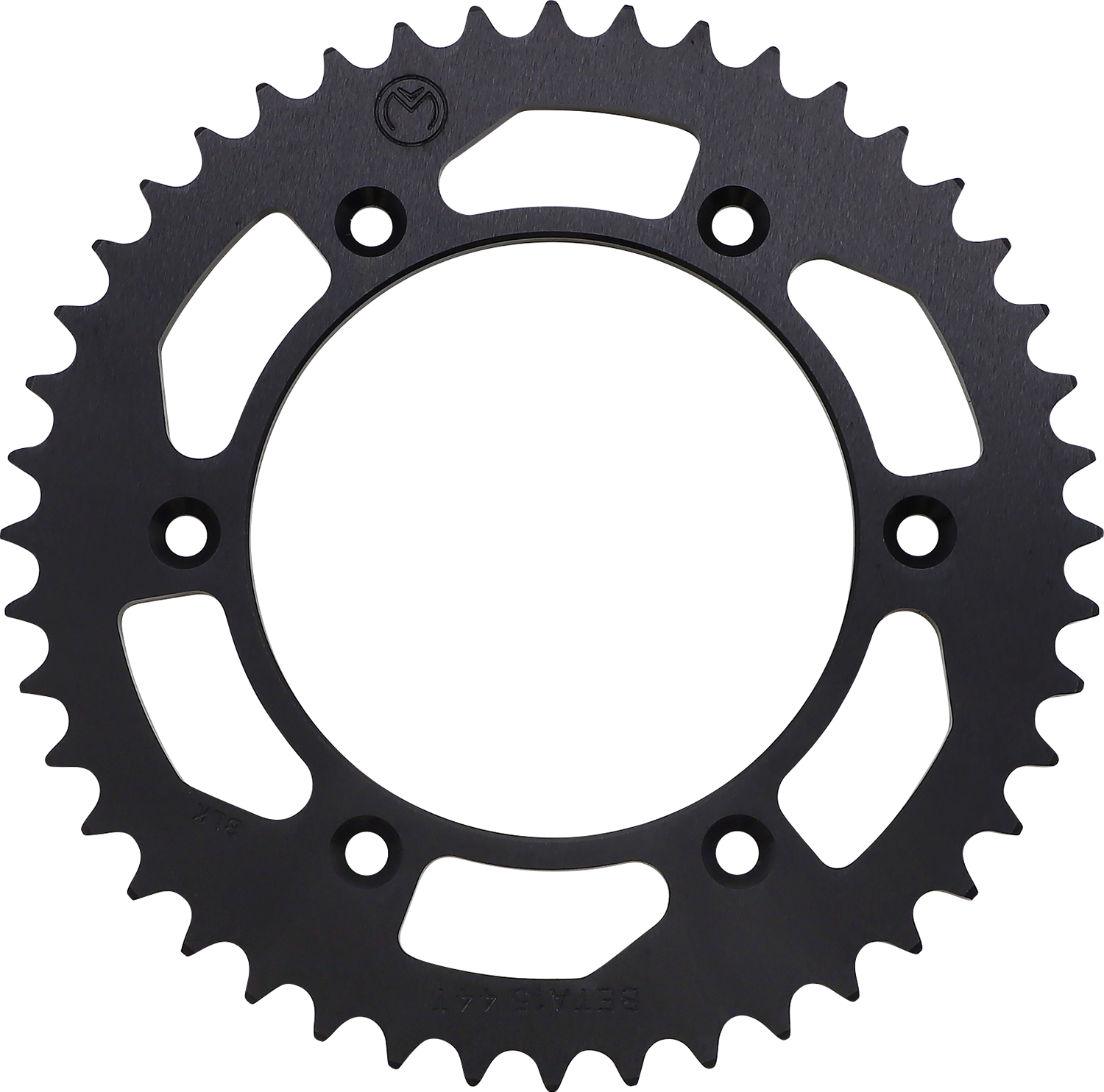 MOOSE OFFROAD Rear Sprocket - Aluminum - 44 Tooth - Black - Beta 1211-BET-44-10