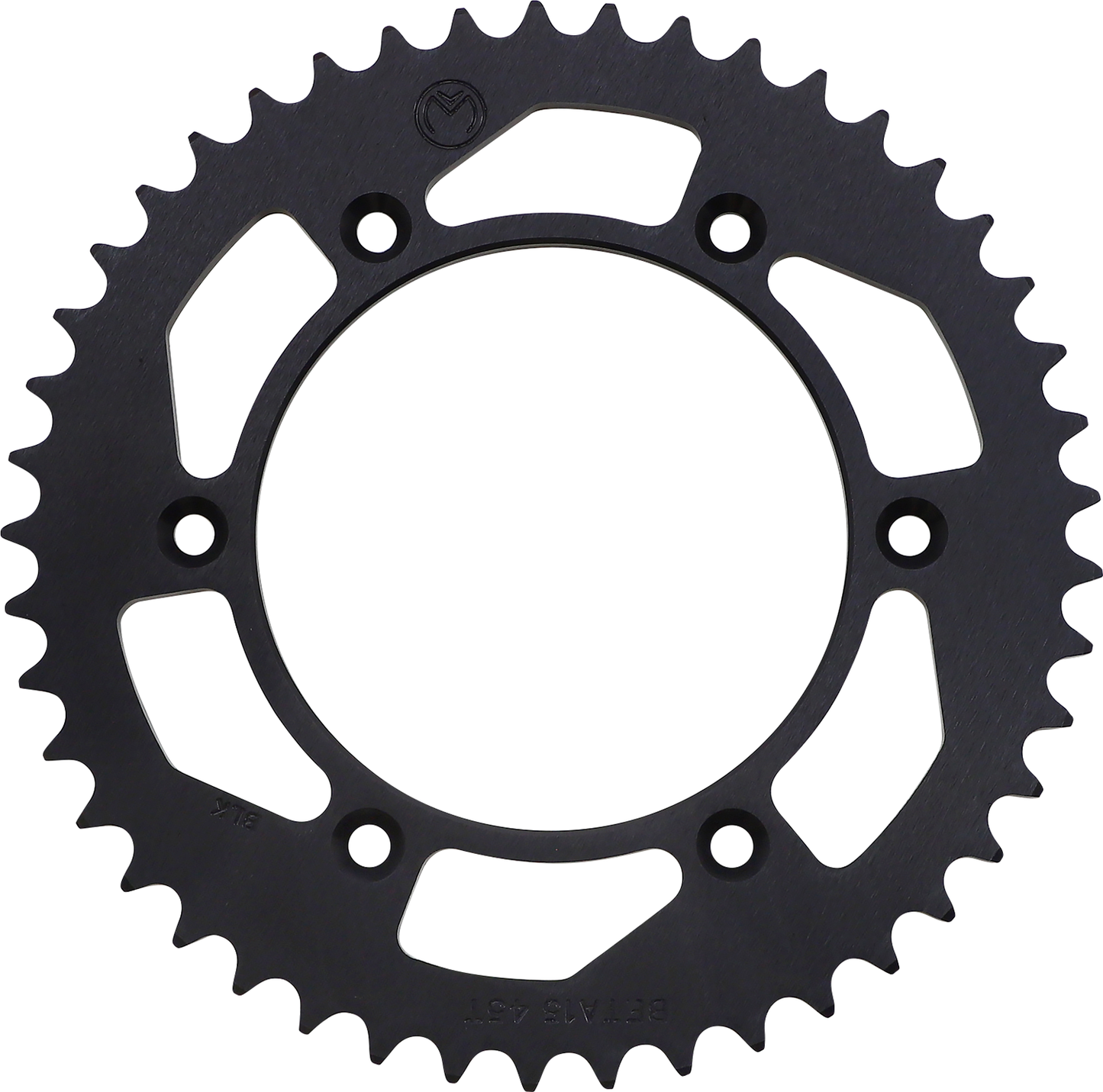 MOOSE OFFROAD Rear Sprocket - Aluminum - 45 Tooth - Black - Beta 1211-BET-45-10