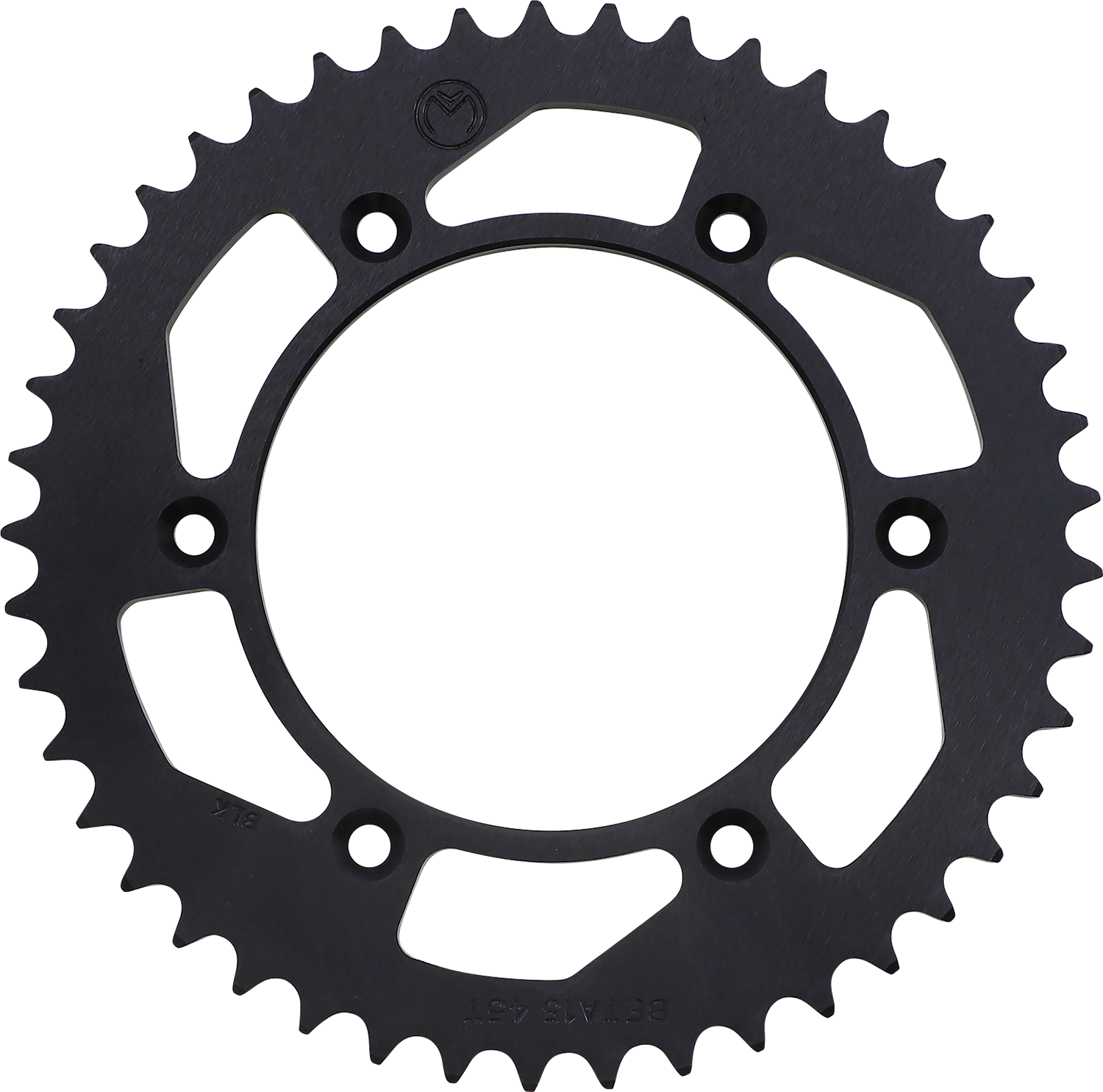 MOOSE OFFROAD Rear Sprocket - Aluminum - 45 Tooth - Black - Beta 1211-BET-45-10