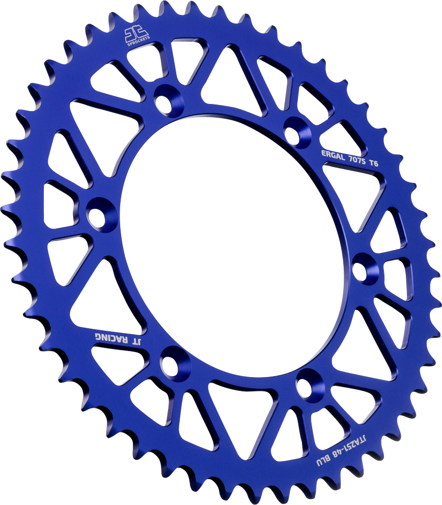 JT SPROCKETS Rear Sprocket - Blue - 48 Tooth - Yamaha JTA251.48BLU