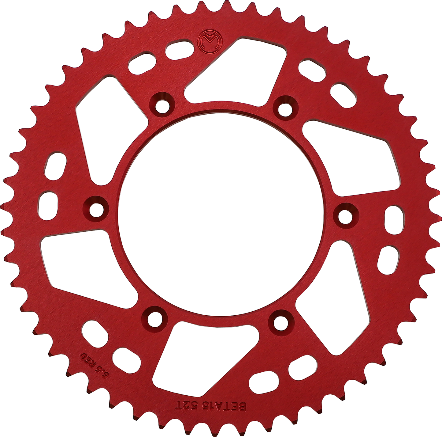 MOOSE OFFROAD Rear Sprocket - Aluminum - 52 Tooth - Red - Beta 1211-BET-52-13