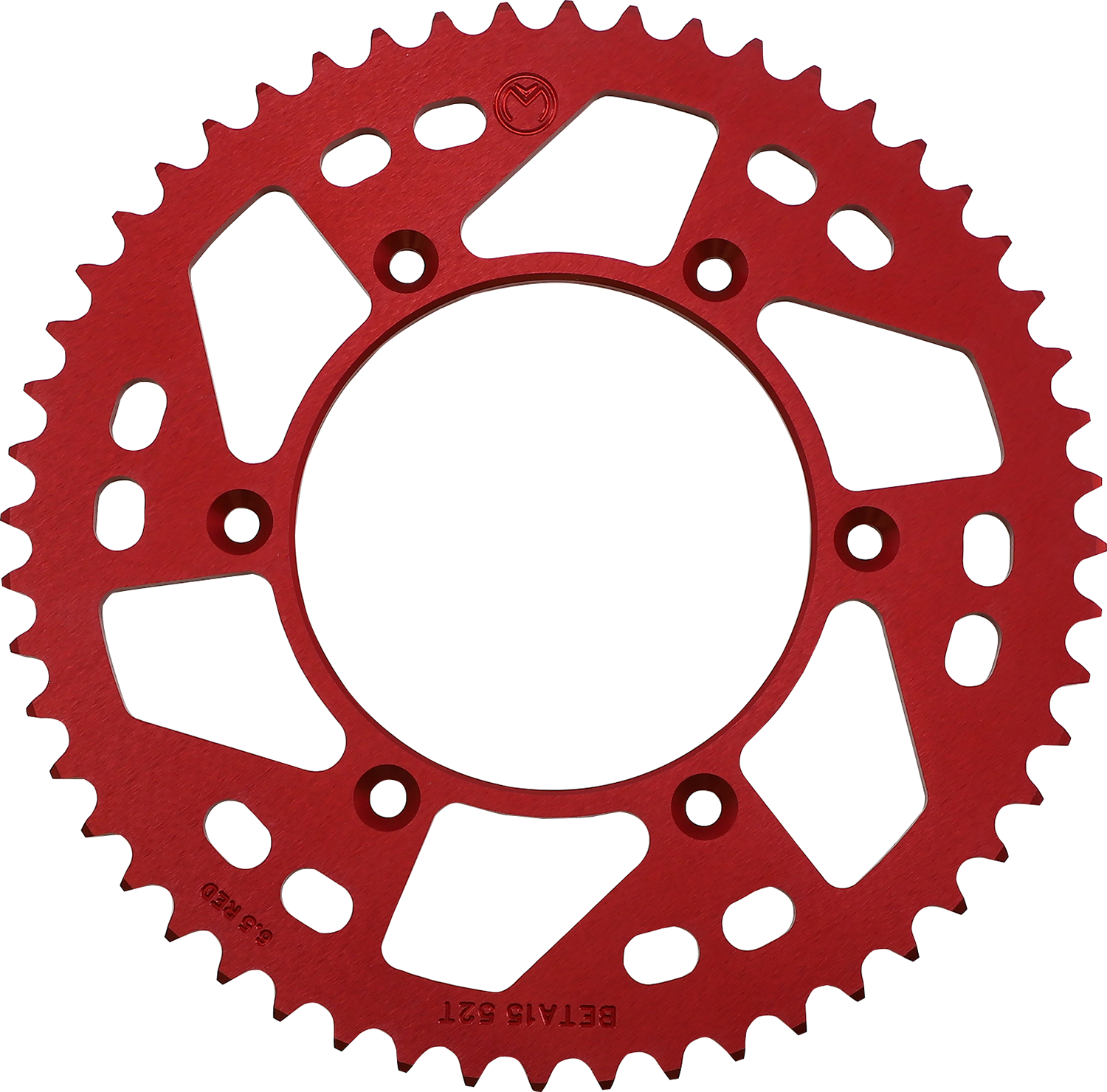 MOOSE OFFROAD Rear Sprocket - Aluminum - 52 Tooth - Red - Beta 1211-BET-52-13
