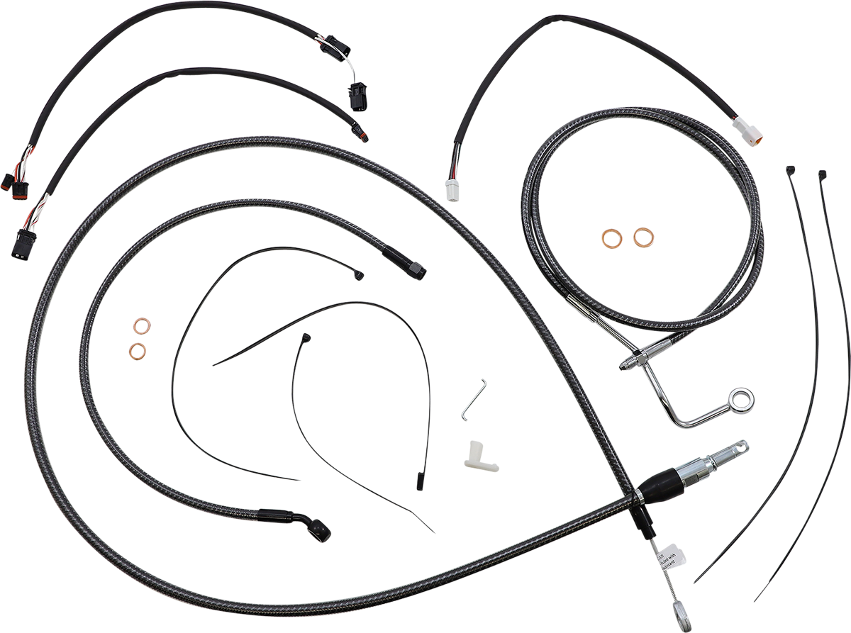 MAGNUM SHIELDING KARBONFIBR Designer Handlebar Installation Kit - 12"-14" - '21-'23 FLTR 7871141
