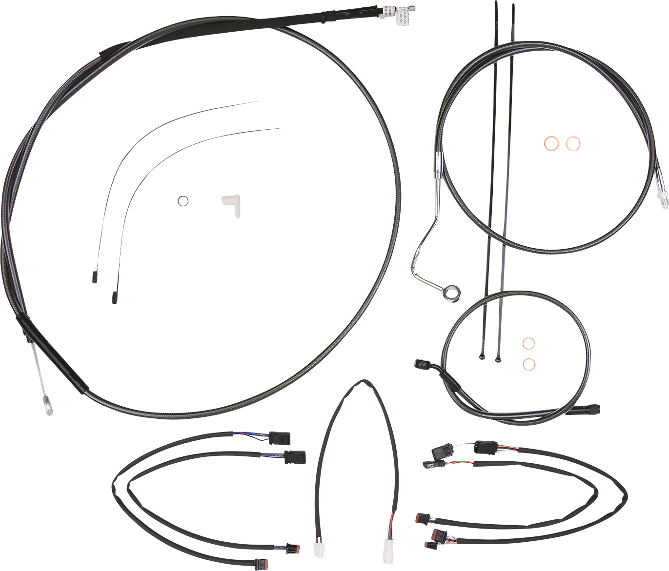 MAGNUM SHIELDING Black Pearl™ Designer Handlebar Installation Kit - 12"-14" - '21-'23 FLHRXS 4871021