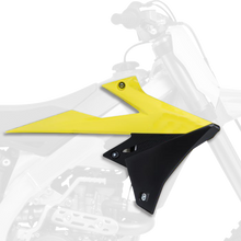 POLISPORT Radiator Cover - '01 RM Yellow/Black - RMZ 450 8421100001