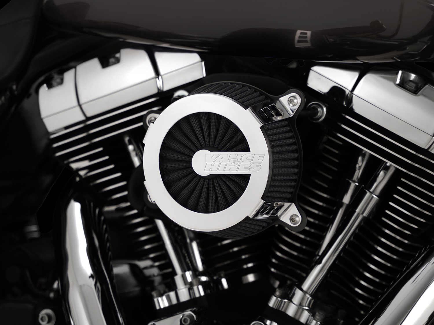 VANCE & HINES VO2 Cage Fighter Air Intake Kit - Chrome 70356