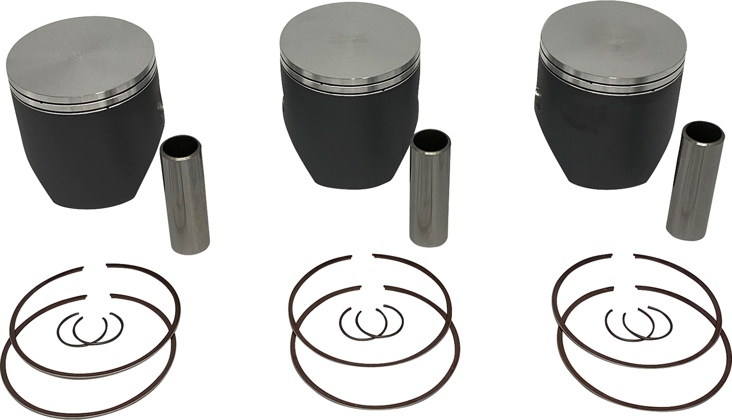 WOSSNER Piston Kit - 66.37 mm - Arctic Cat K7006DA-3