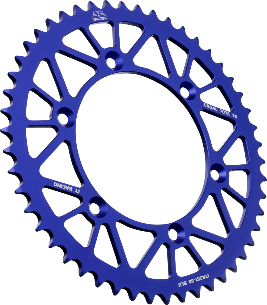 JT SPROCKETS Rear Sprocket - Blue - 50 Tooth - Yamaha JTA251.50BLU