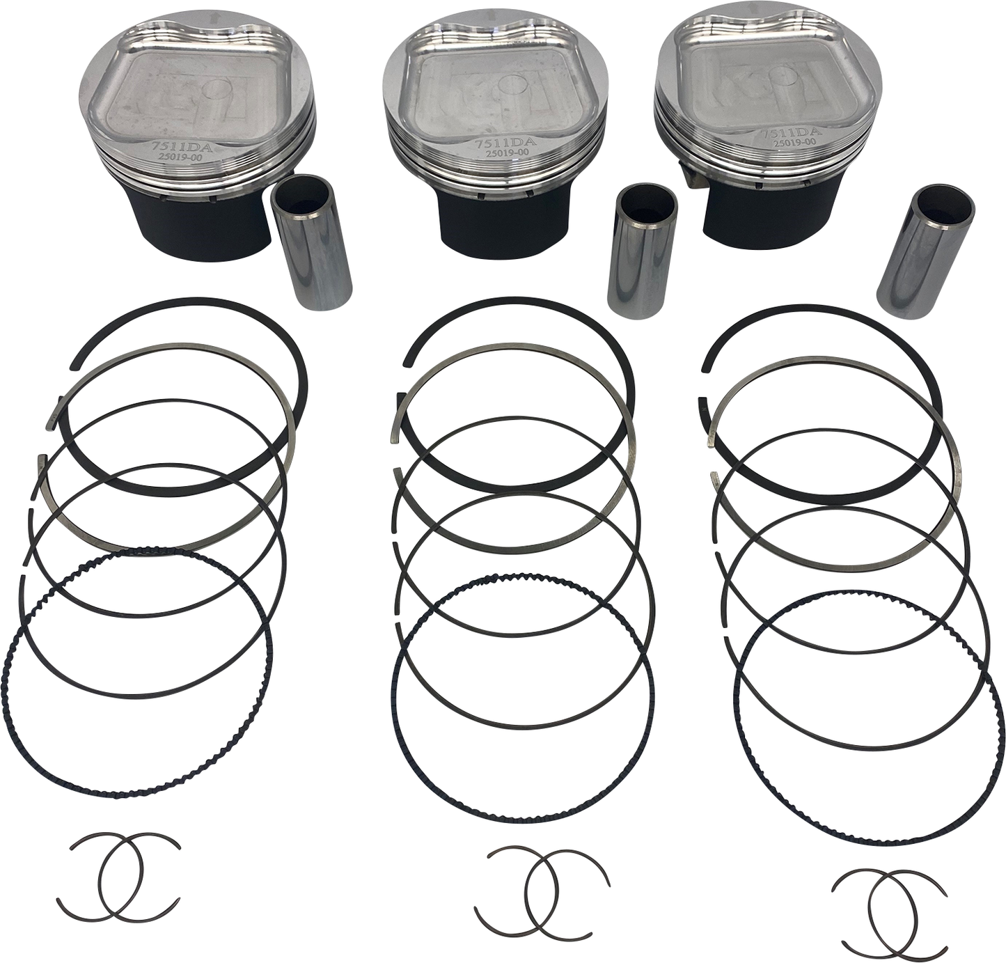 WOSSNER Piston Kit - 79.93 mm - Arctic Cat | Yamaha K7511DA-3