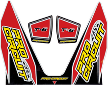 PRO CIRCUIT T-6 Decal - Red DC22T6-RED