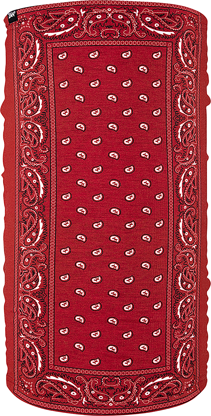 ZAN HEADGEAR Motley Tube® Fleece Lined Tube - Red Paisley TF106