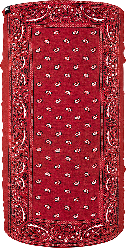 ZAN HEADGEAR Motley Tube® Fleece Lined Tube - Red Paisley TF106