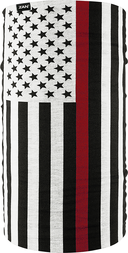 ZAN HEADGEAR Motley Tube® Fleece Lined Tube - Thin Red Line TF603