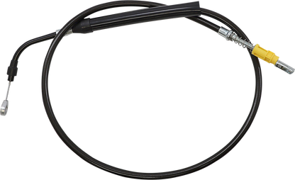 LA CHOPPERS Midnight Braided Clutch Cable - Stock Ape Hanger Handlebars - '21-'22 Touring LA-8058C08M