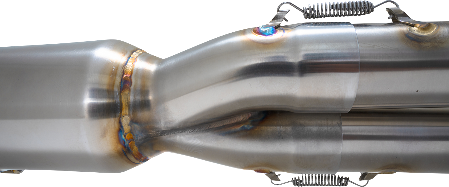 VANCE & HINES Hi-Output RR Exhaust System - Brushed 27321