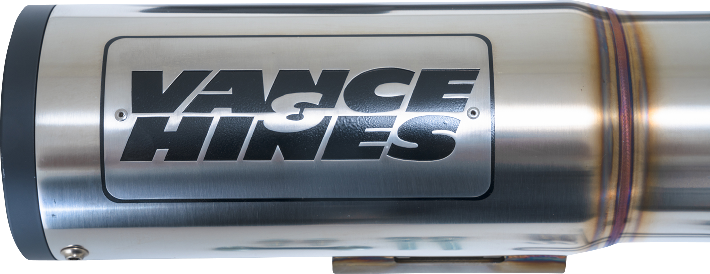 VANCE & HINES Hi-Output RR Exhaust System - Brushed 27321