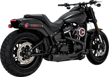VANCE & HINES 2-into-1 Hi-Output Short Exhaust System - Stainless Steel - Black 47331