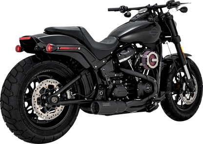 VANCE & HINES 2-into-1 Hi-Output Short Exhaust System - Stainless Steel - Black 47331