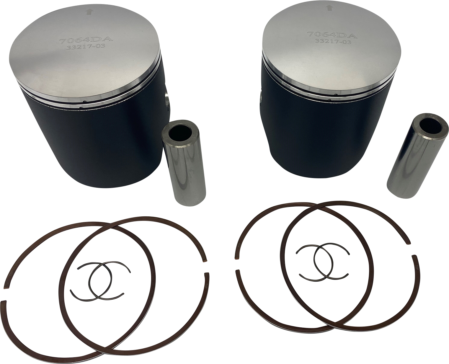 WOSSNER Piston Kit - 81.86 mm - Ski Doo K7064DA-2