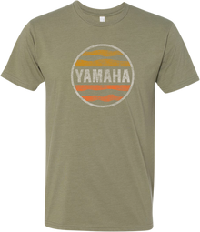 YAMAHA APPAREL Yamaha Sunset T-Shirt - Olive Green - XL NP21S-M3128-XL