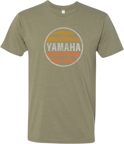 YAMAHA APPAREL Yamaha Sunset T-Shirt - Olive Green - 2XL NP21S-M3128-2X