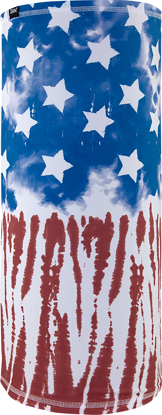 ZAN HEADGEAR Motley Tube® SportFlex® Neck Tube - Stars & Stripes Tie Dye TL602