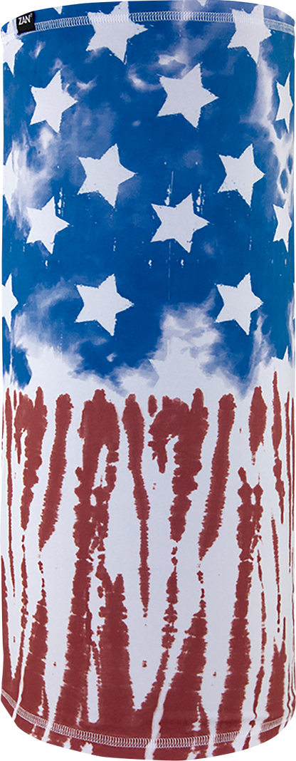 ZAN HEADGEAR Motley Tube® SportFlex® Neck Tube - Stars & Stripes Tie Dye TL602