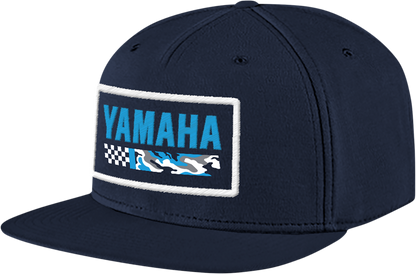 YAMAHA APPAREL Yamaha Racing Hat - Flat Bill - Camo Blue NP21A-H3239