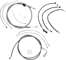 MAGNUM SHIELDING XR Handlebar Installation Kit - 12"-14" Ape Hangers - '21-'22 FLHR - Stainless Steel/Chrome 5891151