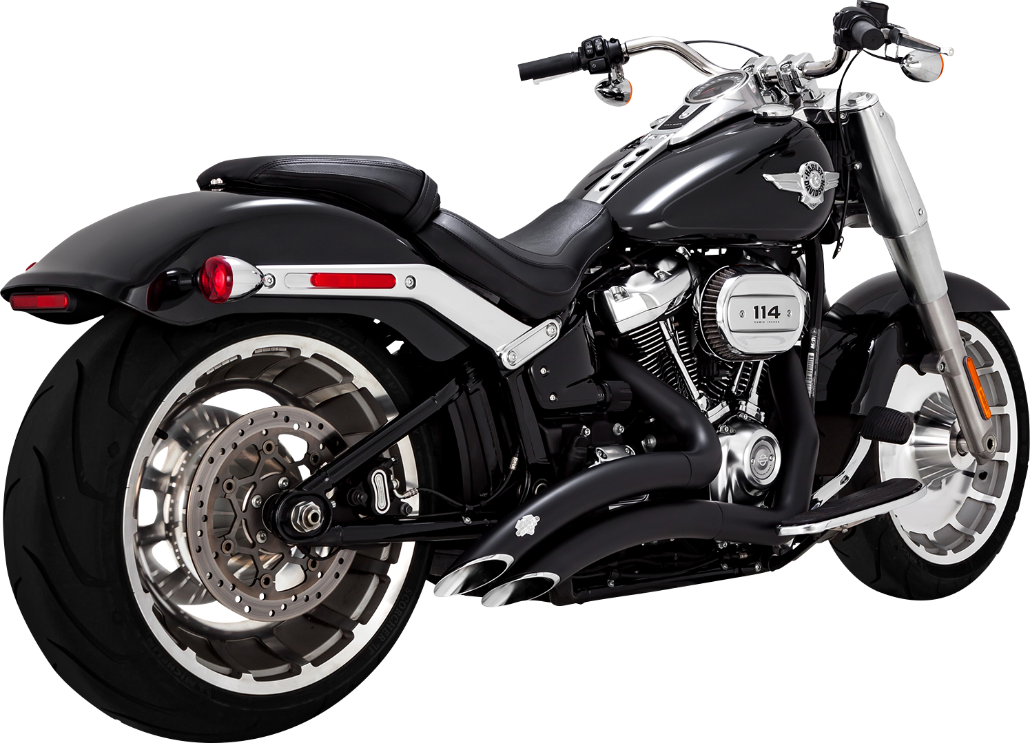 VANCE & HINES Big Radius Exhaust System - Black 46375