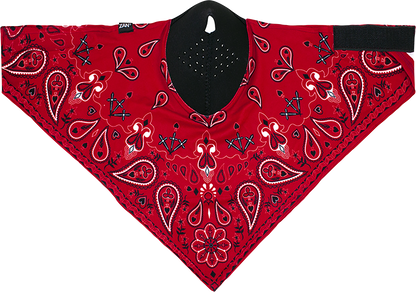 ZAN HEADGEAR Neodanna® SportFlex® Face Mask - Red Paisley NEOL106