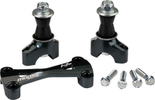 MOOSE OFFROAD MX/EN Risers w/ Bar Mount - 35 mm - Black 10.331.F.AN