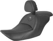 SADDLEMEN Roadsofa™ Carbon Fiber Seat - Carbon Fiber - with Backrest - GL1800 '14-'17 H23-20-185BR