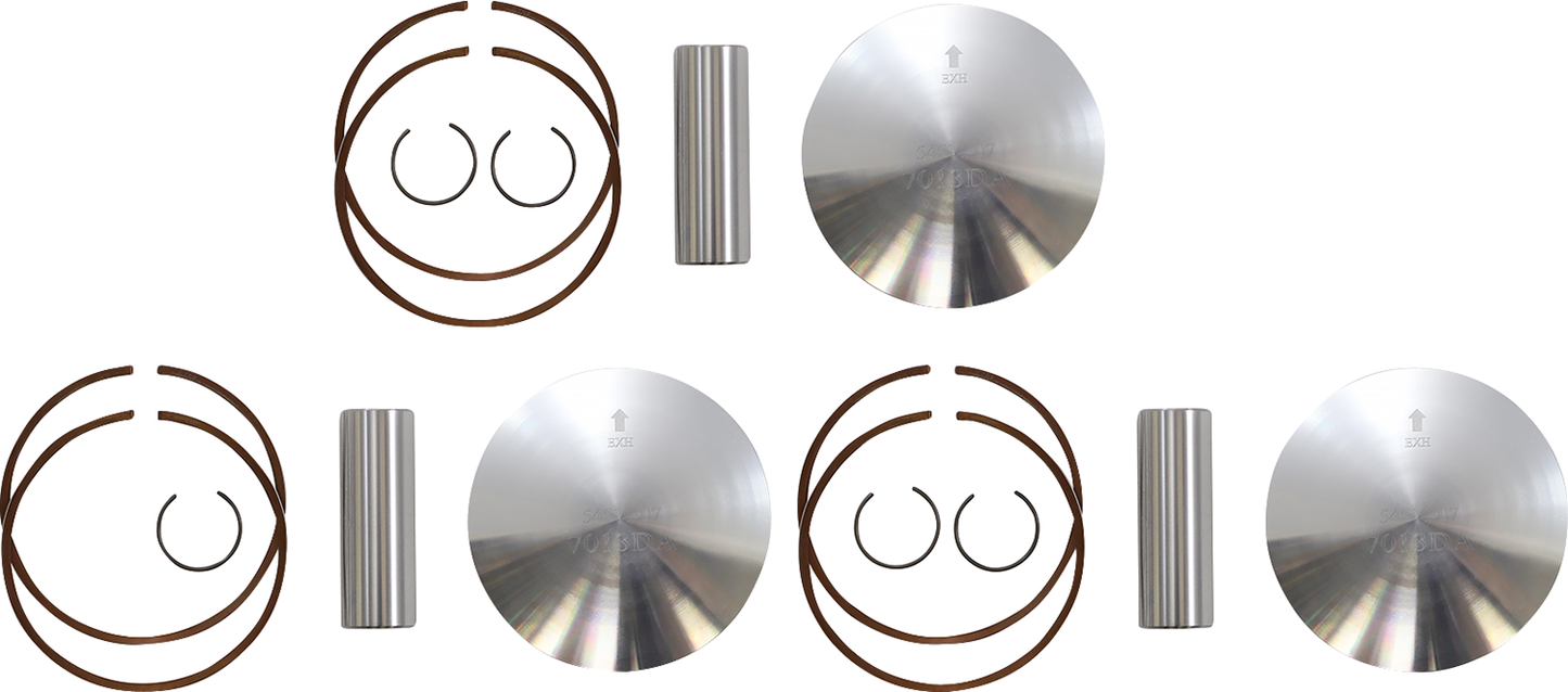 WOSSNER Piston Kit - 80.86 mm - Arctic Cat K7013DA-3
