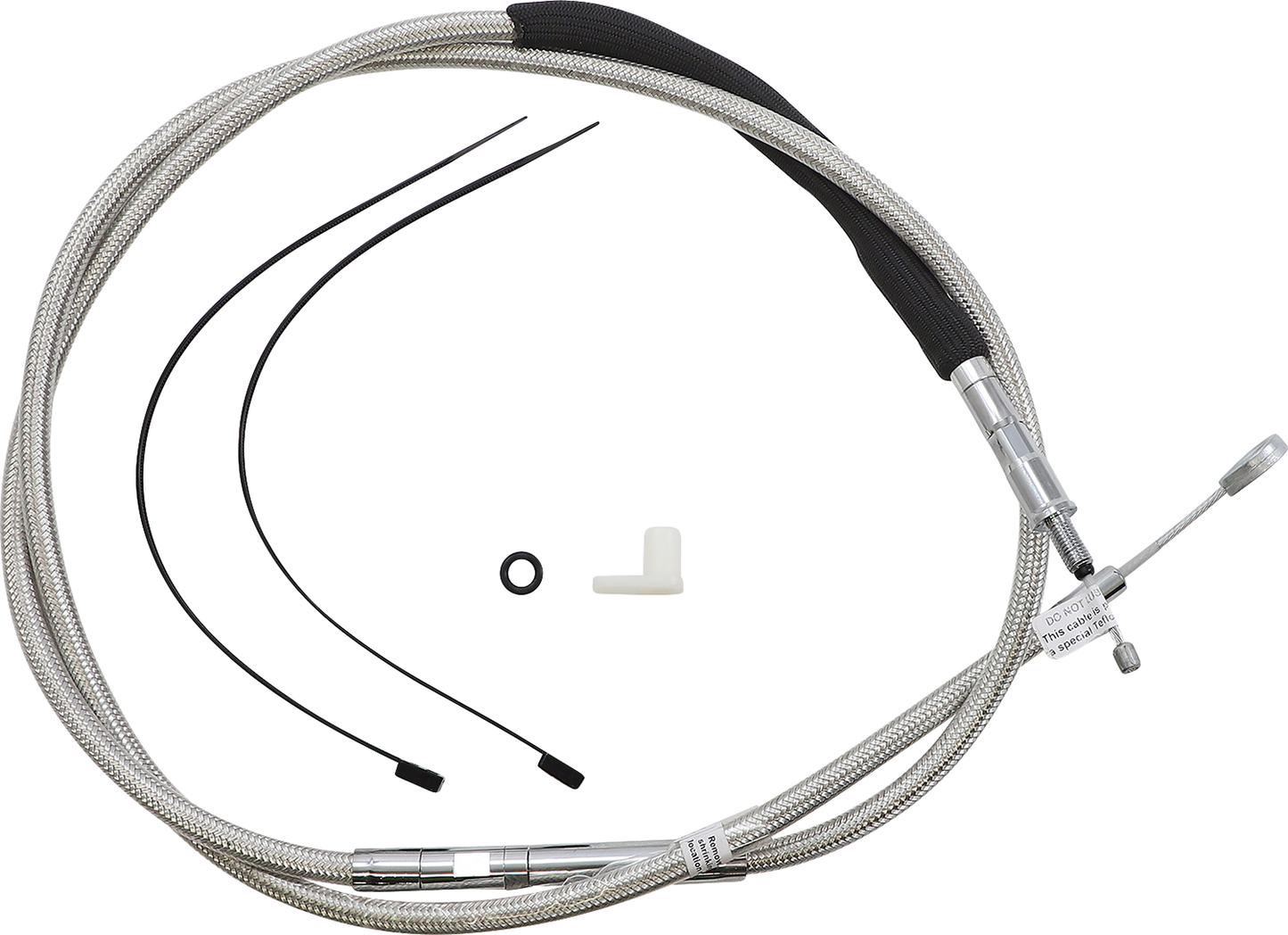 MAGNUM SHIELDING High-Efficiency Polished Stainless Clutch Cable - 67-11/16" 52235HE