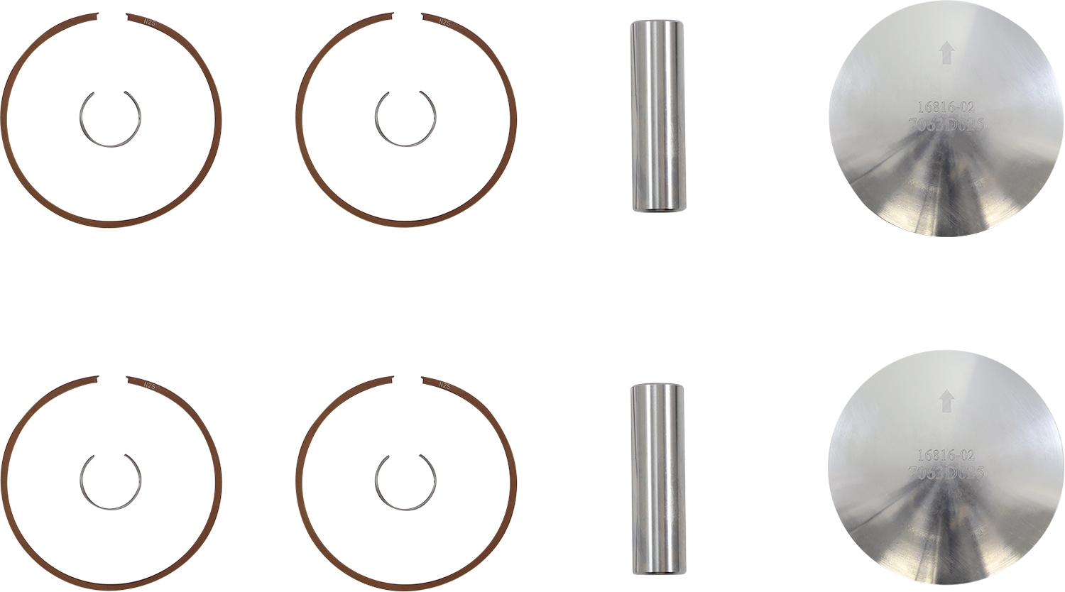WOSSNER Piston Kit - 72.13 mm - Polaris K7063D025-2