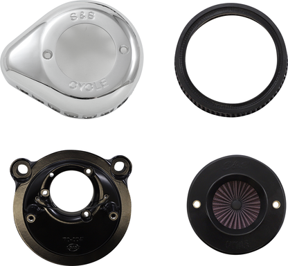 S&S CYCLE Air Stinger Stealth Air Cleaner Kit - Black 170-0725A