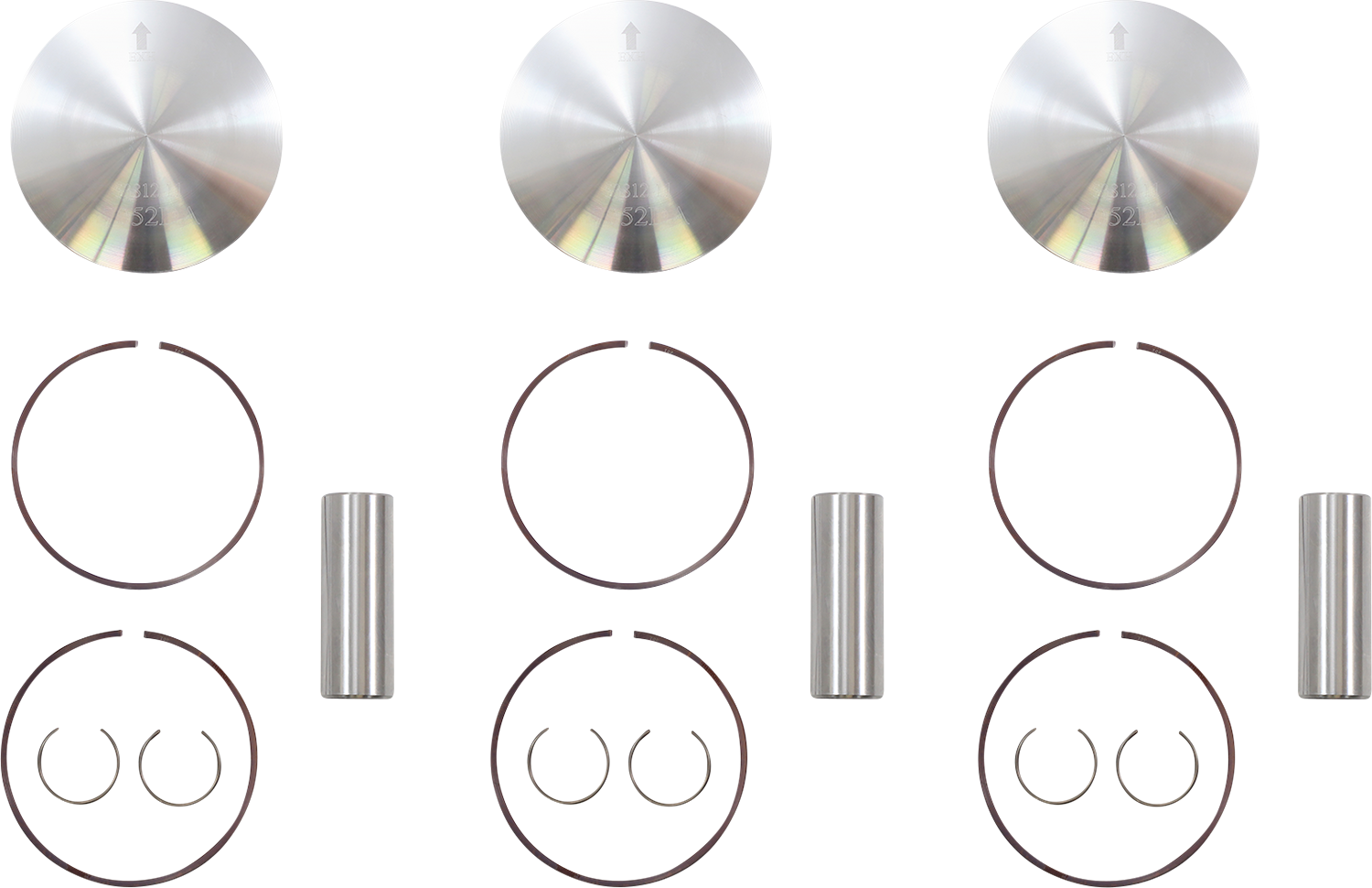 WOSSNER Piston Kit - 68.88 mm - Yamaha K7052DA-3