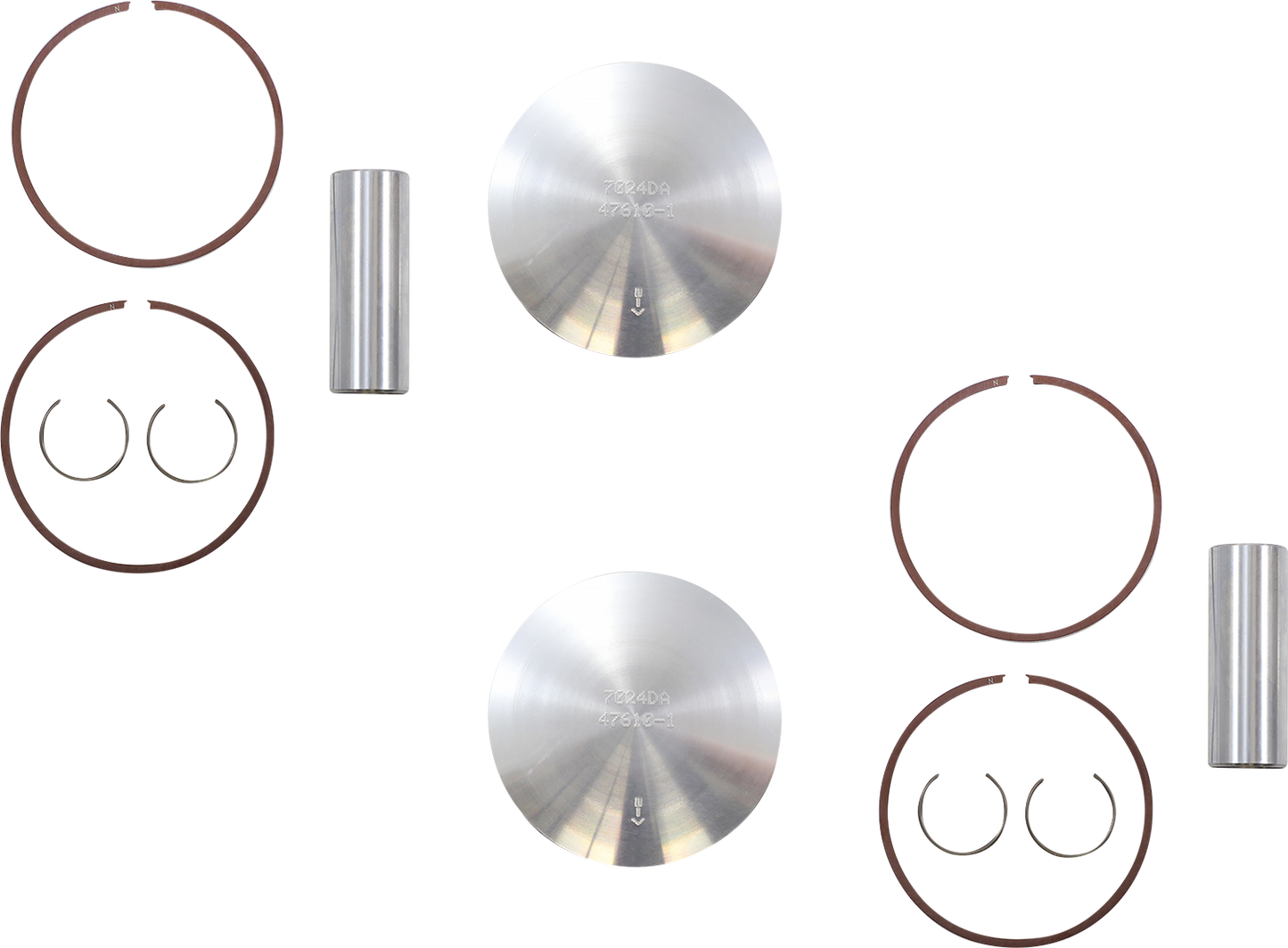 WOSSNER Piston Kit - 67.90 mm - Yamaha K7024DA-2