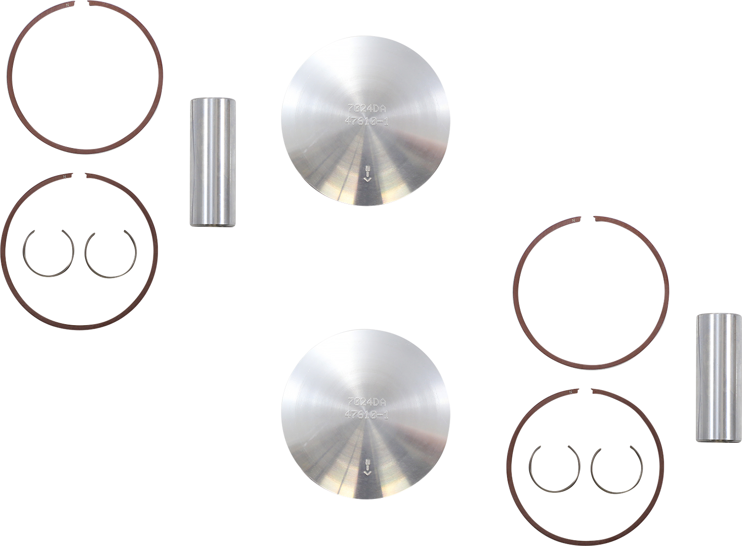 WOSSNER Piston Kit - 67.90 mm - Yamaha K7024DA-2