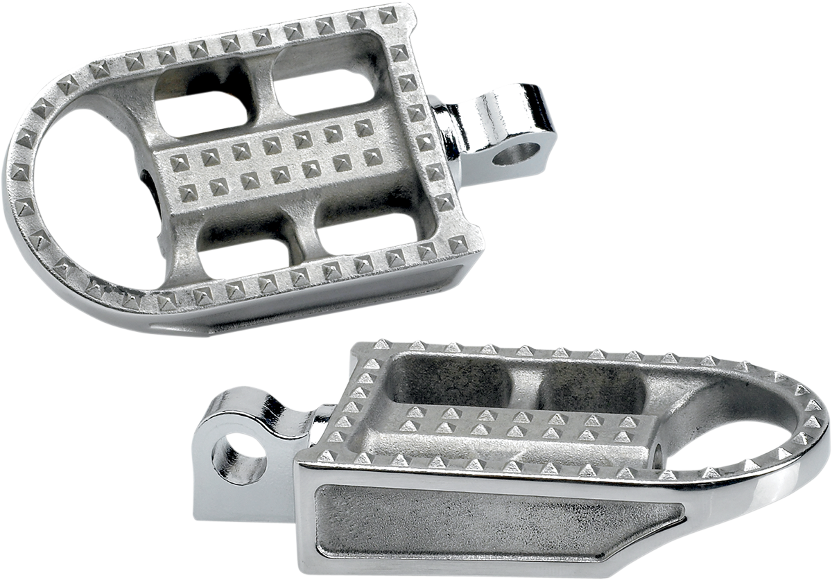 BILTWELL Mushman Foot Pegs - Standard - Raw Polished 7002-302-01