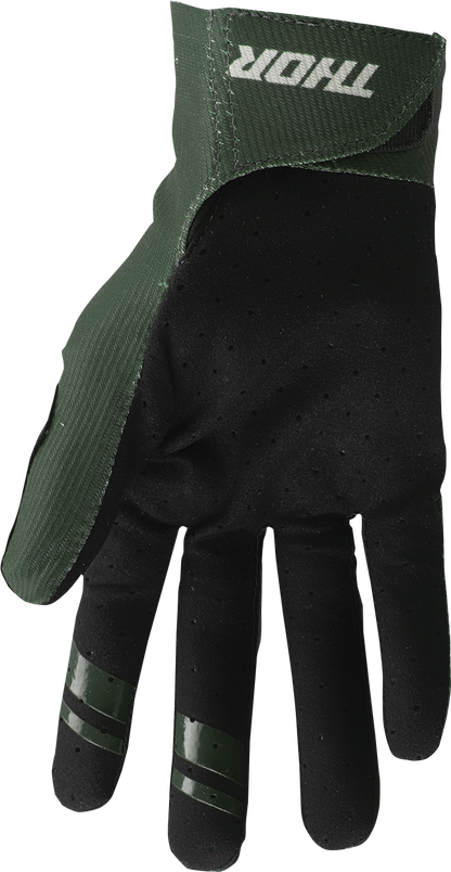 THOR Intense Assist Censis Gloves - Forest Green - Small 3360-0230