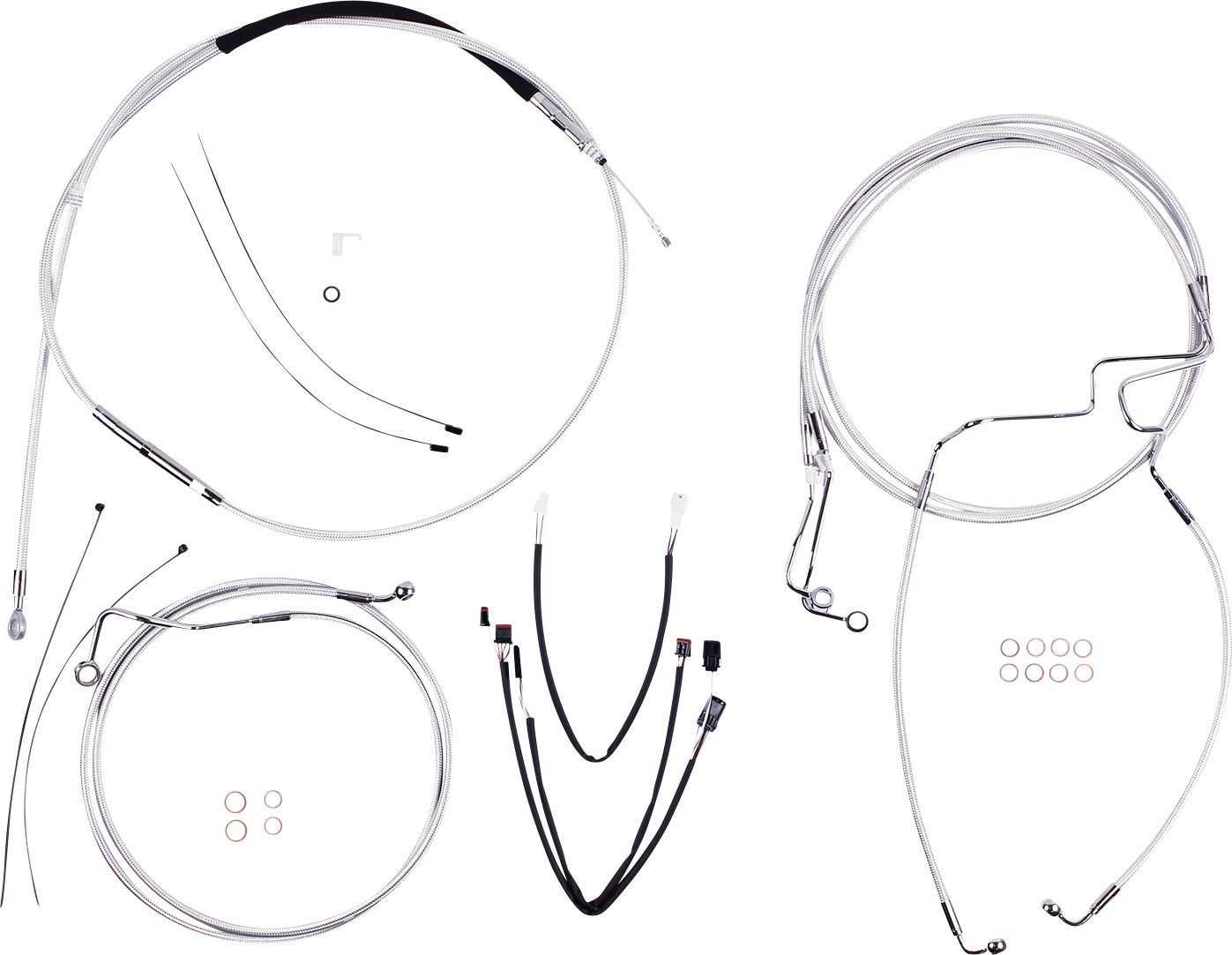 MAGNUM SHIELDING Sterling Chromite II® Designer Handlebar Installation Kit - 12"-14" - '21-'23 FLTR 387971