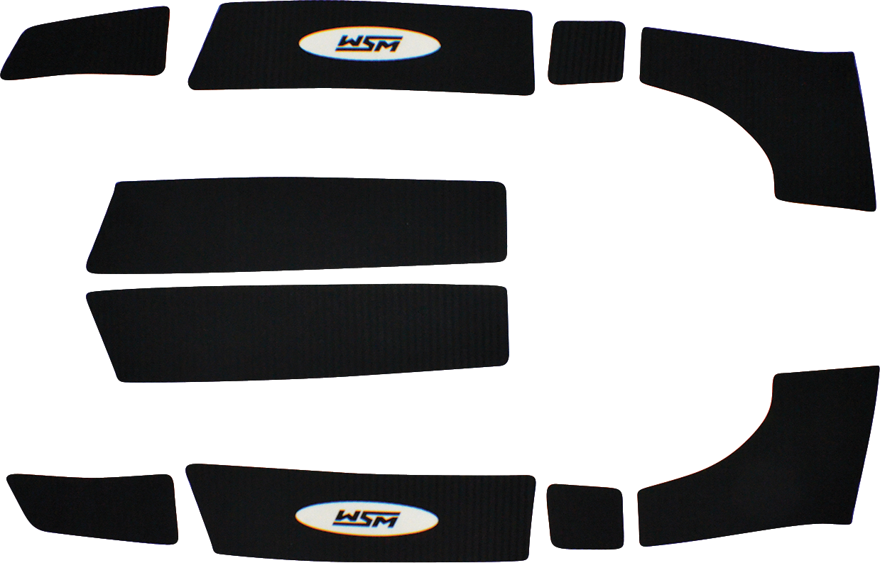 WSM Traction Mat - Non-Adhesive - Yamaha WaveRunner/WaveVenture 012-216BLK