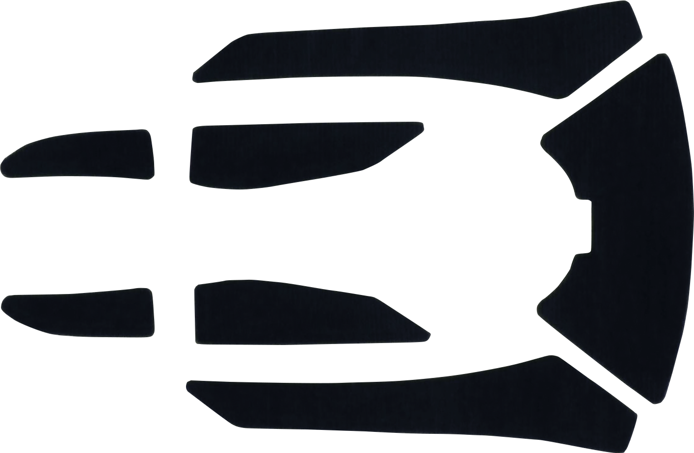 WSM Traction Mat - Self-Adhesive - Polaris Genesis 012-454BLK