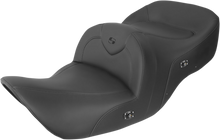 SADDLEMEN RoadSofa™ Seat - without Backrest - Black w/ Black Stitching - Heated - GL1800 '01-'10 H01-07-187HCT