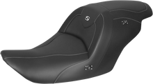 SADDLEMEN Roadsofa™ Carbon Fiber Heated Seat - Black - without Backrest - GL1800 '14-'17 H23-20-185HCT