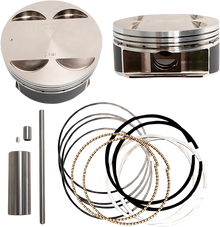 S&S CYCLE Big Bore Piston Kit - 124" - +.010 - M8 920-0141