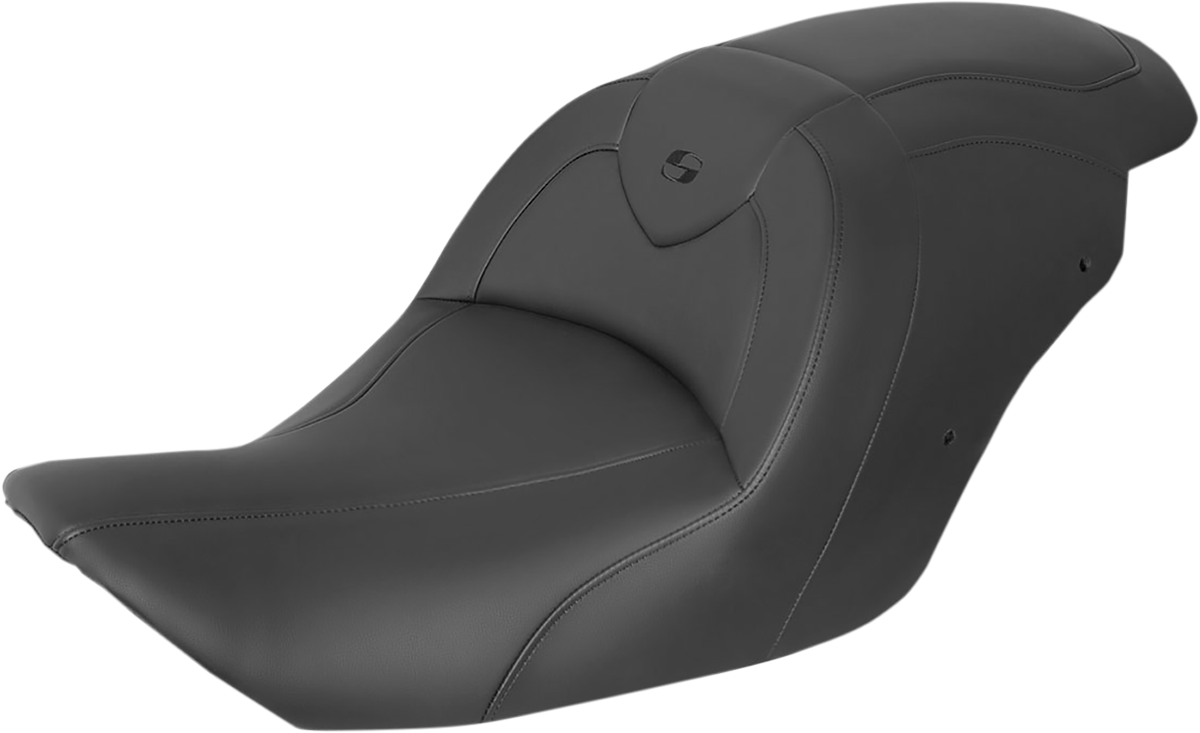 SADDLEMEN RoadSofa™ Seat - without Backrest - Black/Black Stitching - GL1800 '14-'17 H23-20-187